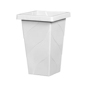 Florero columna cuadrado pequeño marmol 13 L